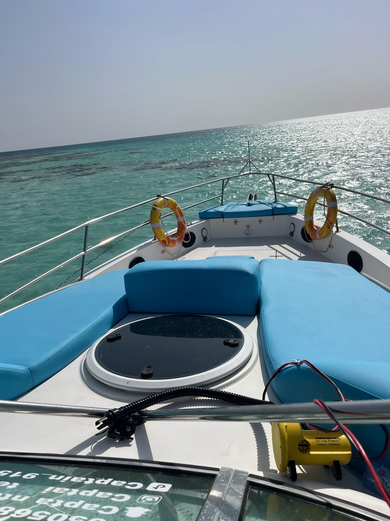 A boat trip to Bayada Island or Abu Tair includes activities and lunch