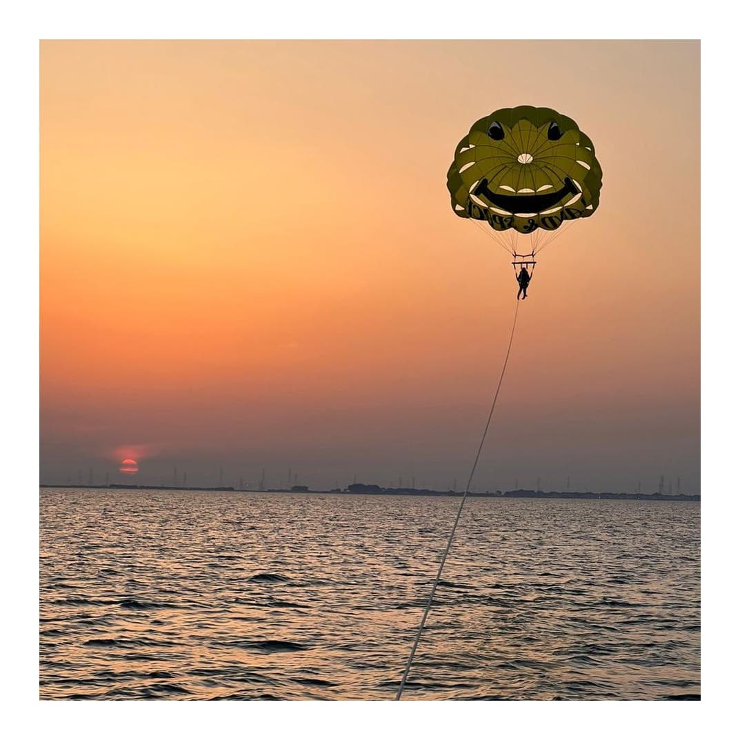 Various water activities at Half Moon Beach
